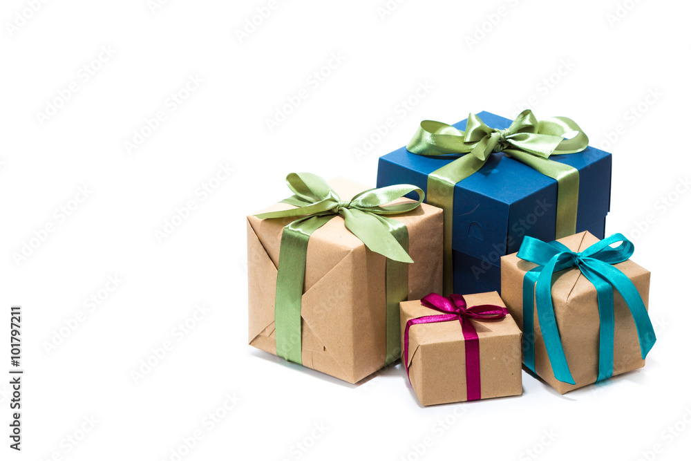 Gifts with silk ribbon Gifts with silk ribbon