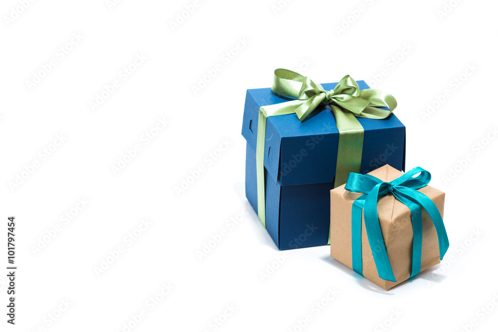 Obraz premium Gifts with silk ribbon