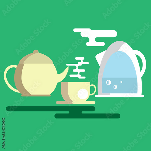 the process of tea drinking