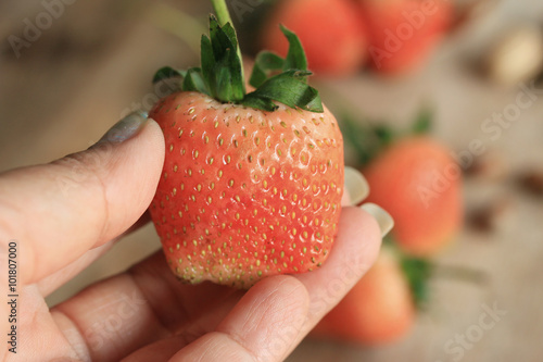 tasty fresh strawberry fruit