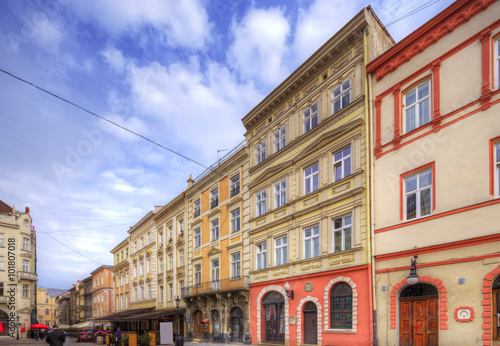 Architecture of Lvov. Ukraine.