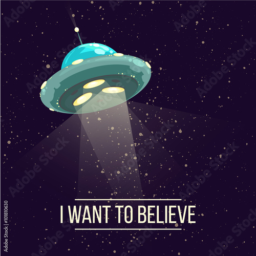 ufo in the sky