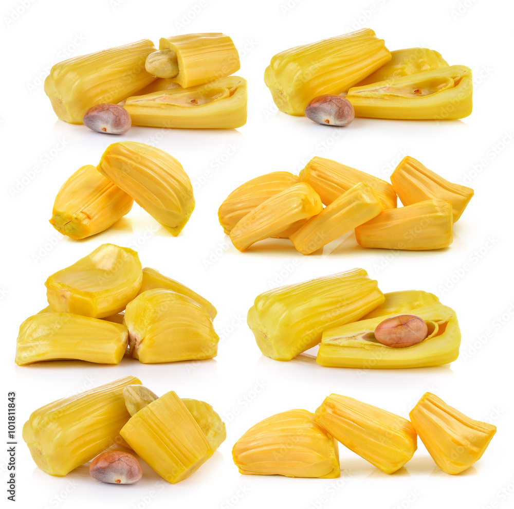 jack fruit on white background jack fruit on white background