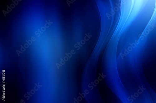 Dark Blue Waves Abstract Design Modern Background