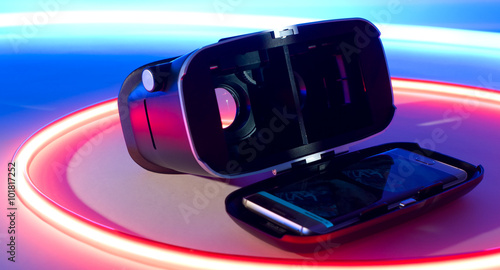 Virtual reality smart-phone headset concept