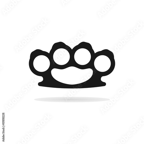 Silhouette brass knuckle