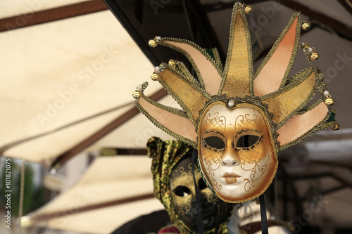 Masken für den Karneval auf einem Markt in Venedig