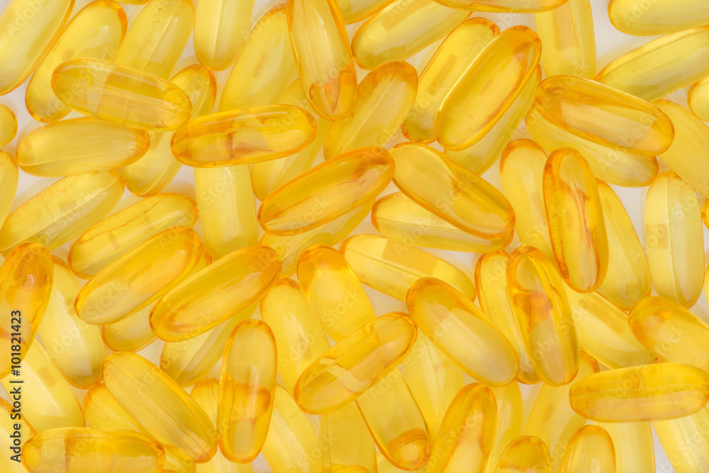 Fish oil omeca3 for background