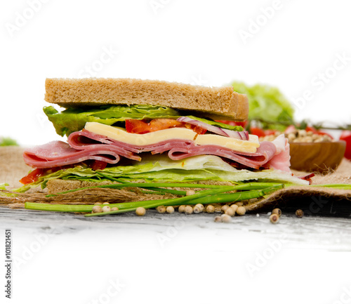 Sandwich with Ingredients