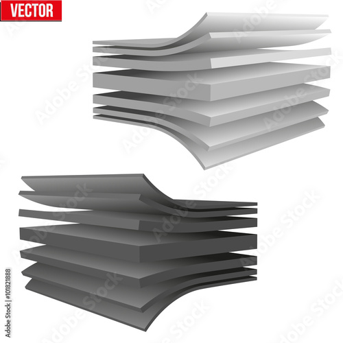 Technical illustration of a multilayer material