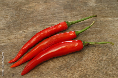 Red  hot chili pepper, paprika isolated