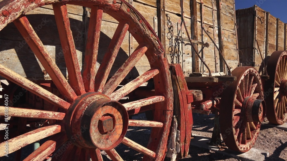 Twenty Mule Team Wagon in Death Valley Twenty Mule Team Wagon in Death Valley