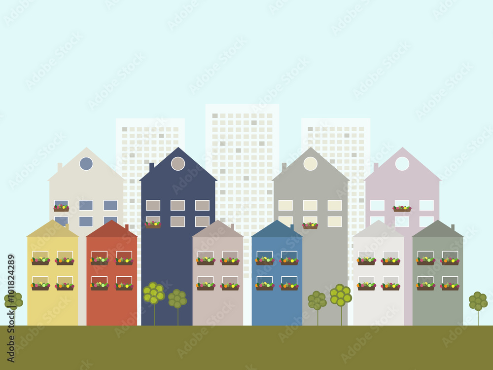 Modern Green City Concept Modern Green City Concept