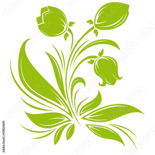 Fototapeta Naklejka Na Ścianę i Meble -  Tulpen Silhouette