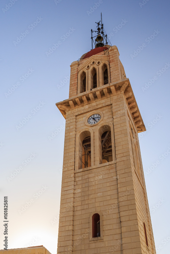 The belltower of the Megalos Antonios church