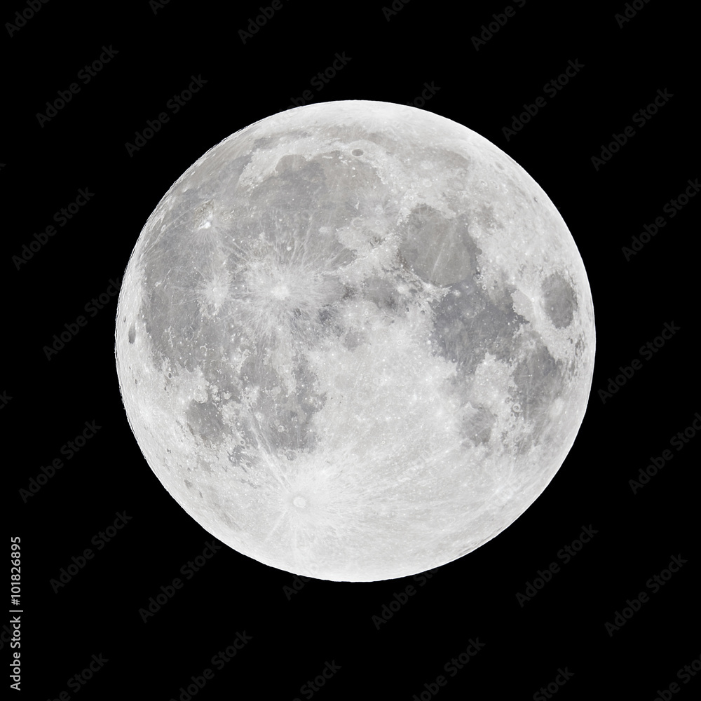 Naklejka premium Full Moon - super księżyc