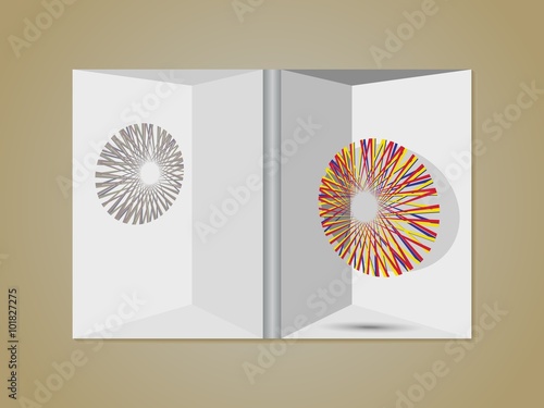 vector abstract brochure, graphic design