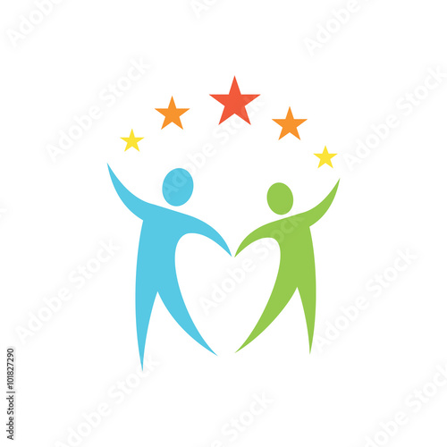 An excellent logo Fundraaising Charity or Success Coaching. using simple logo that quite unique so it can stand from the crowd. Easy implement for future needs.