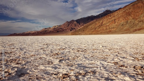 Salt Flats at Badwater Basin in Death Valley