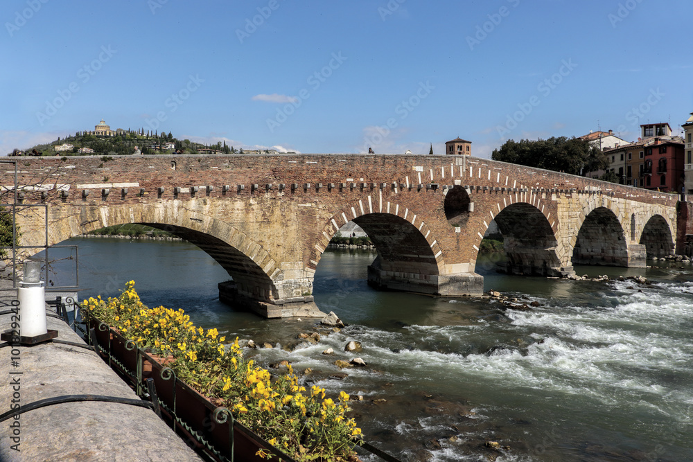 Verona Italy - Ponte Pietra