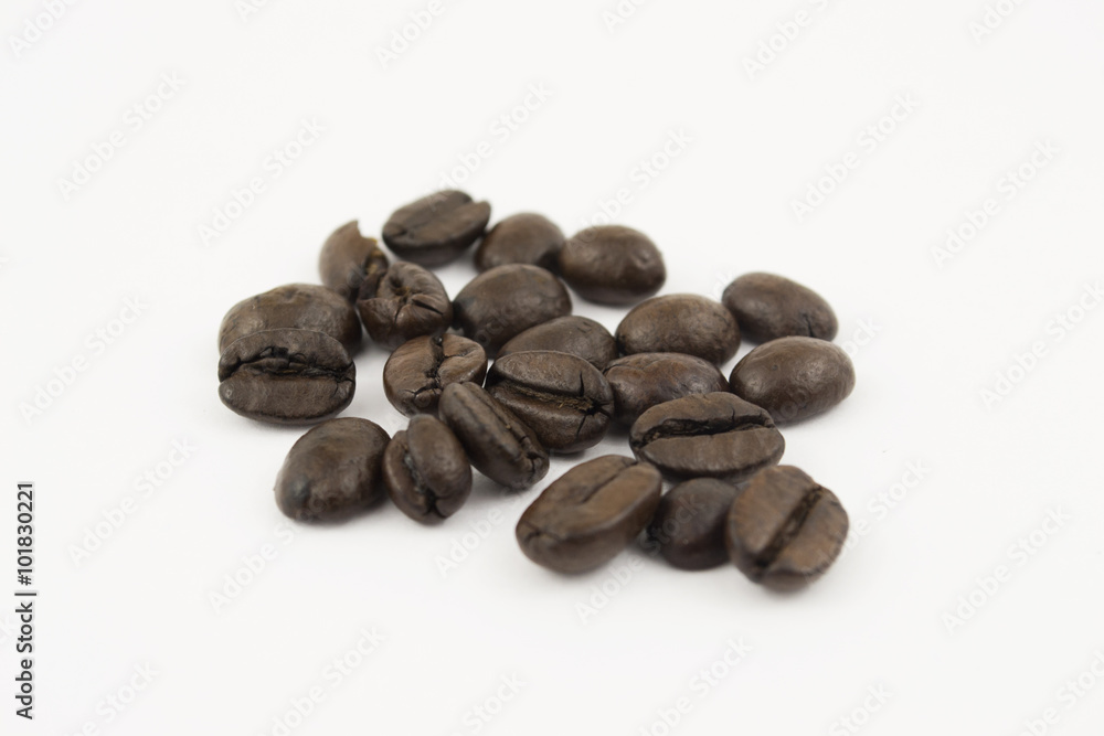 Coffee beans on a white background
Coffee beans on a white background