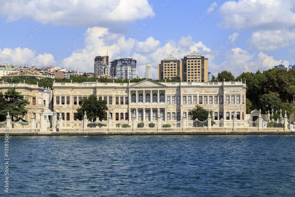 Dolmabahce Palace from the Bosphorus.