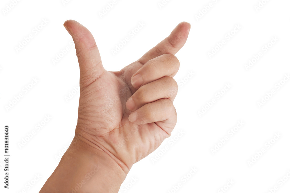 Human hand / Human hand on white background. Human hand / Human hand on white background.