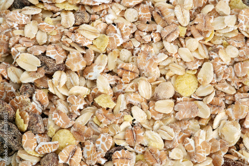Cereal / Close up cereal texture background.
