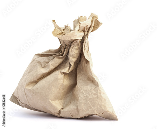 Recycle brown paper bag © vadim yerofeyev