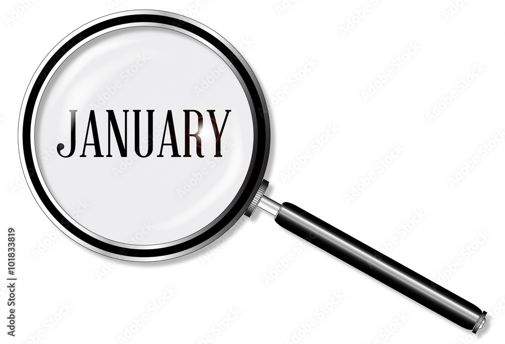 January Magnifying Glass January Magnifying Glass