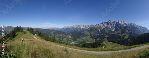 The mountains above Dienten, Hochkoenig, Austria