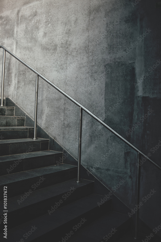 Urban concrete staircase Urban concrete staircase