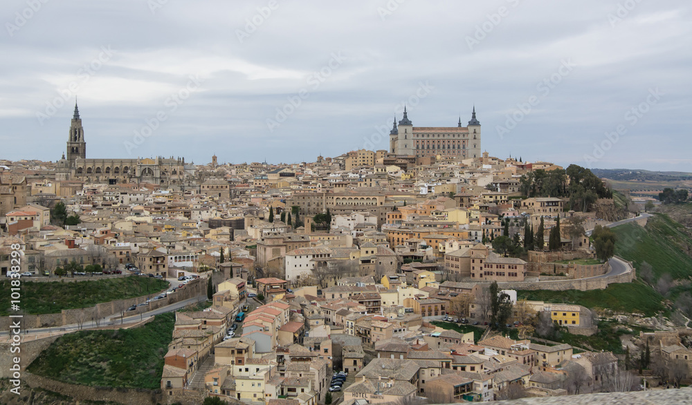Panoramic view of Toledo