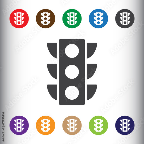 Traffic light icon