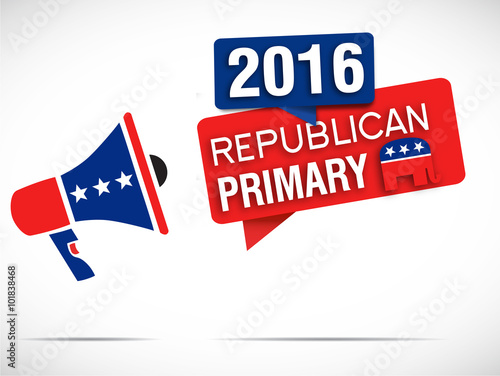 Fotografie, Obraz megaphone : republican primary 2016