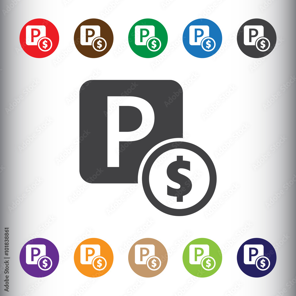 Paid parking icon Paid parking icon