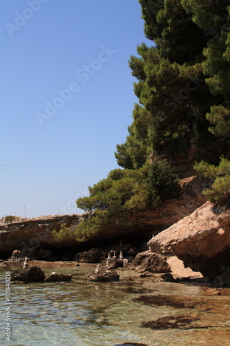 Beach in Brac, year 2013