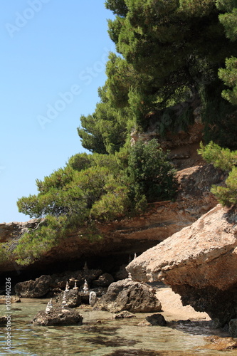 Beach in Brac, year 2013