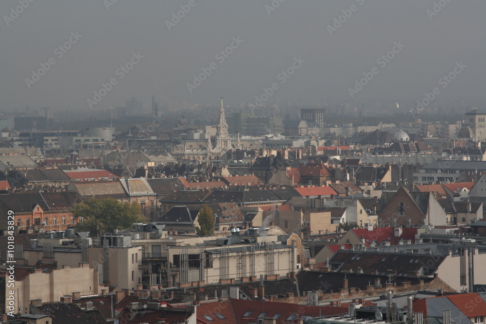 The view of Budapest, year 2008