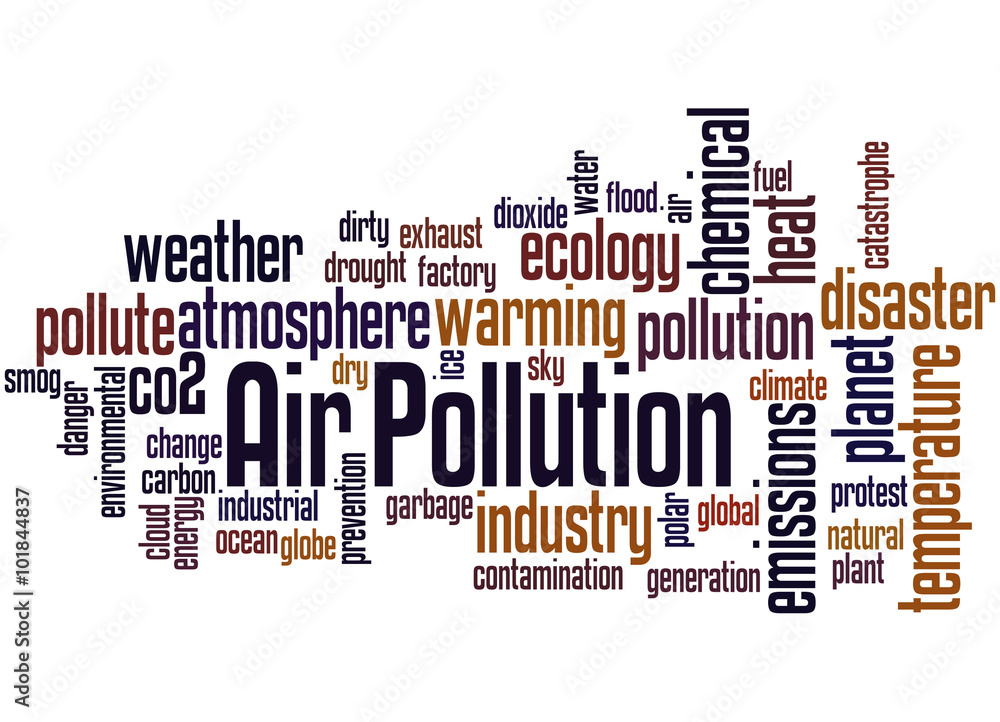 Air Pollution, word cloud concept 2 Air Pollution, word cloud concept 2