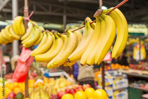 Bananas at marketplace.
