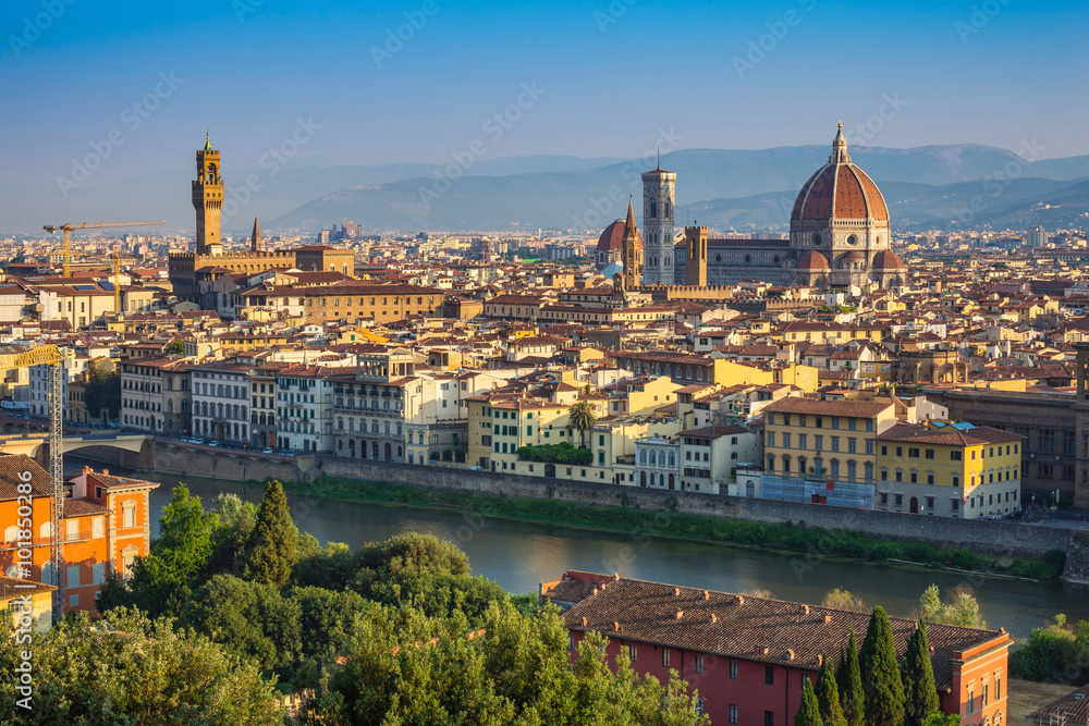 Florence city skyline , Italy