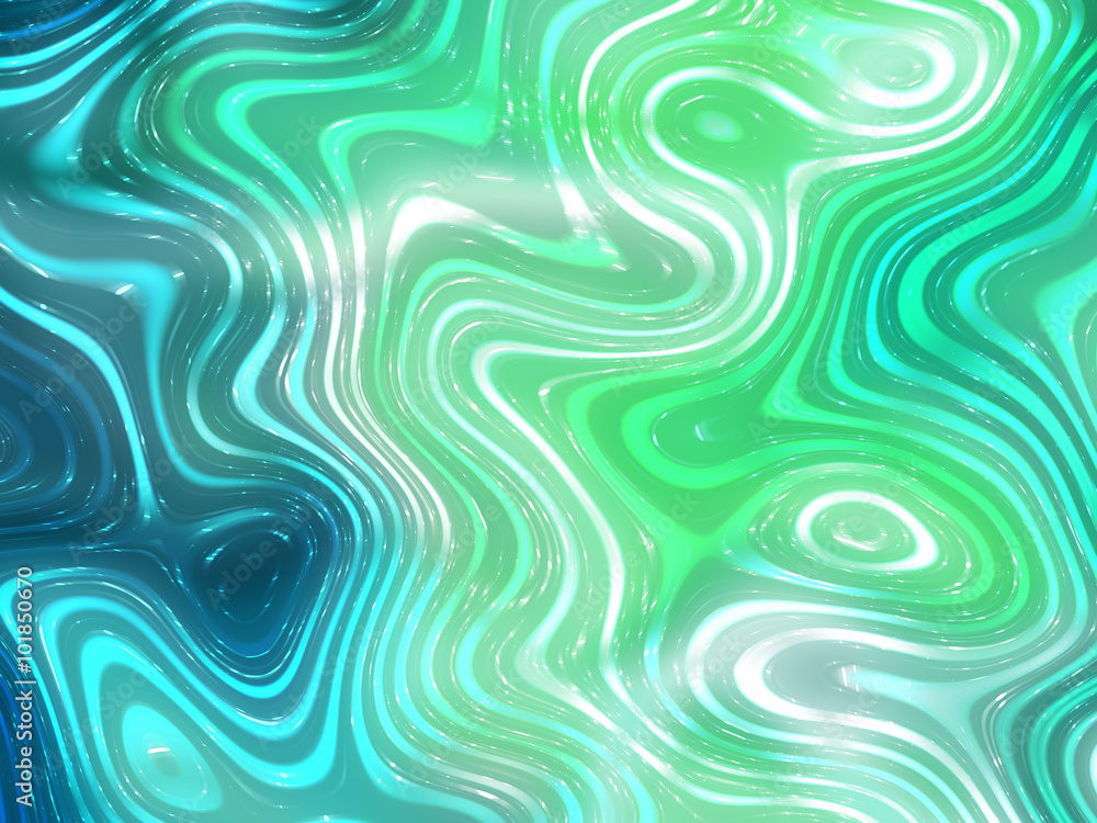 abstract background. blue and green background with waves and st