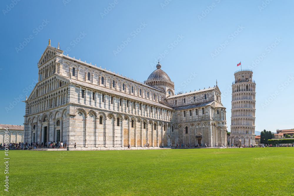 Leaning tower of Pisa and Duomo , Italy