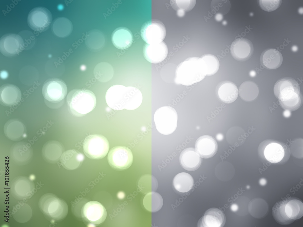 Bokeh light, shimmering blur spot lights on blue and green abstr Bokeh light, shimmering blur spot lights on blue and green abstr