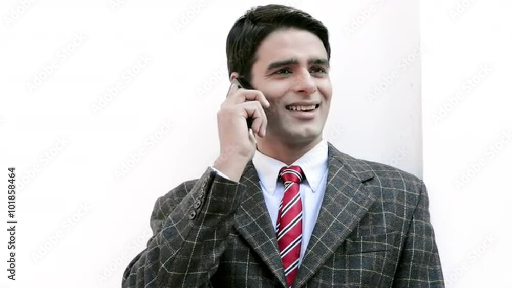 Shot of a businessman talking on a mobile phone Shot of a businessman talking on a mobile phone
