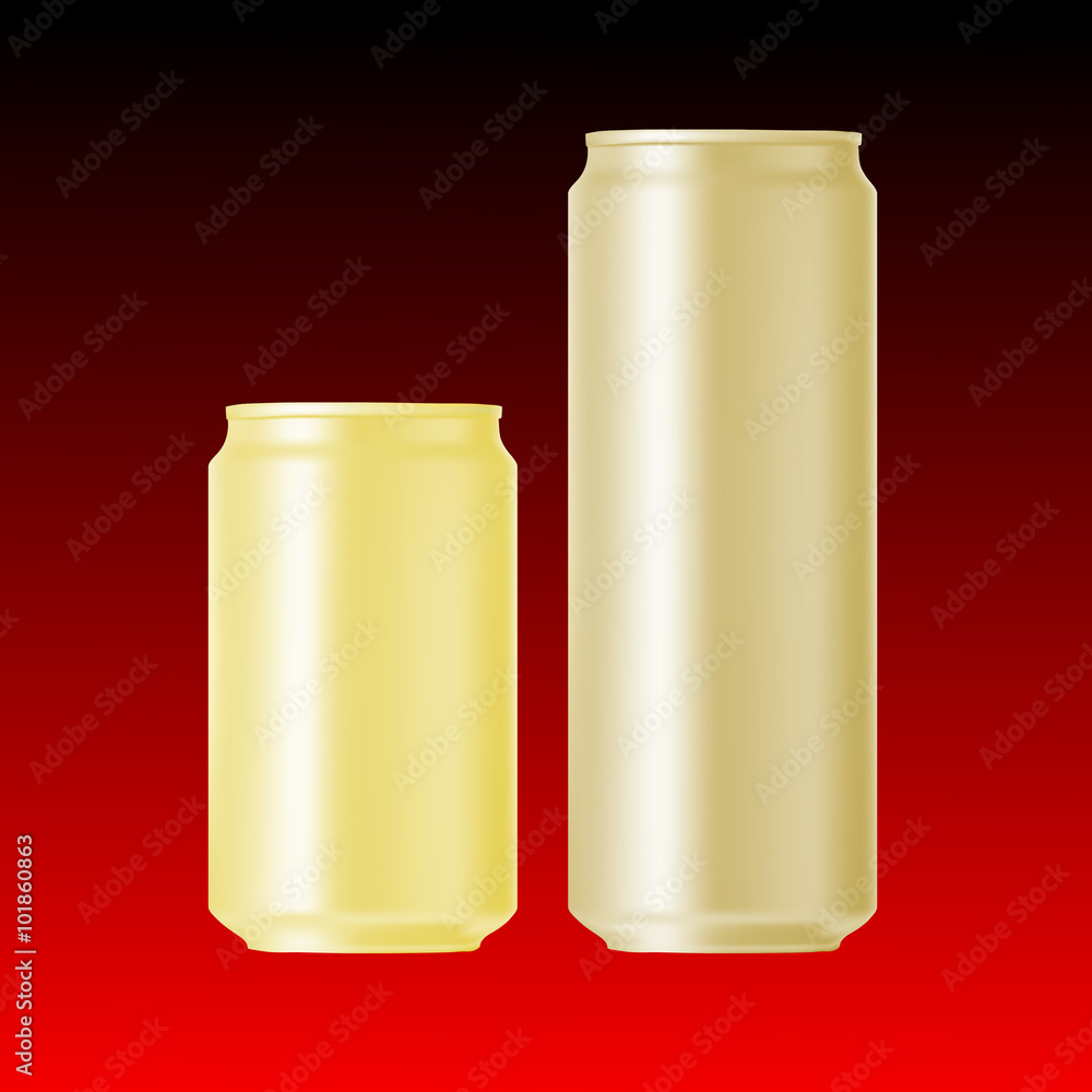 aluminum-cans-realistic vector illustration aluminum-cans-realistic vector illustration
