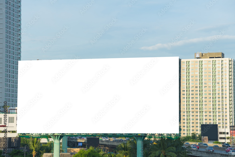 large Blank billboard ready for new advertisement large Blank billboard ready for new advertisement
