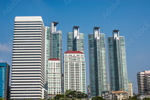 View at Benjakiti Park in Bangkok  Thailand