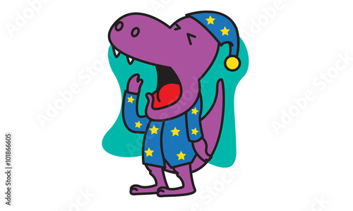 Dinosaur Yawn